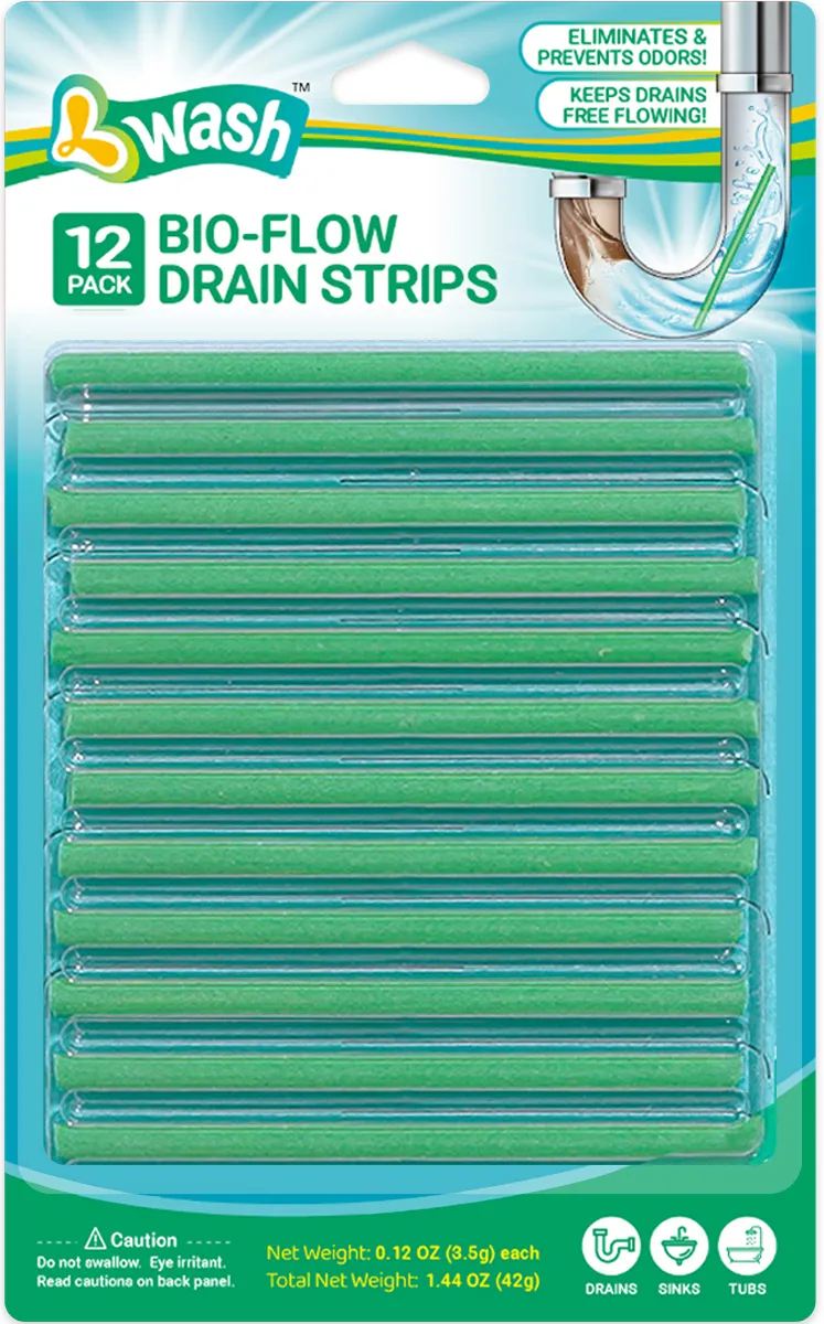 Enzyme Drain Cleaner Sticks for Sink & Pipe Deodorizing