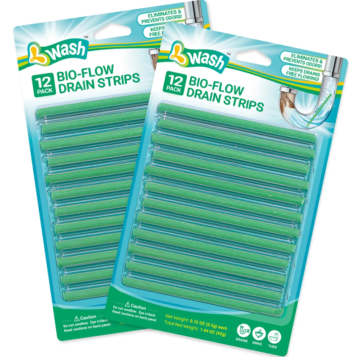 Enzyme Drain Cleaner Sticks for Sink & Pipe Deodorizing