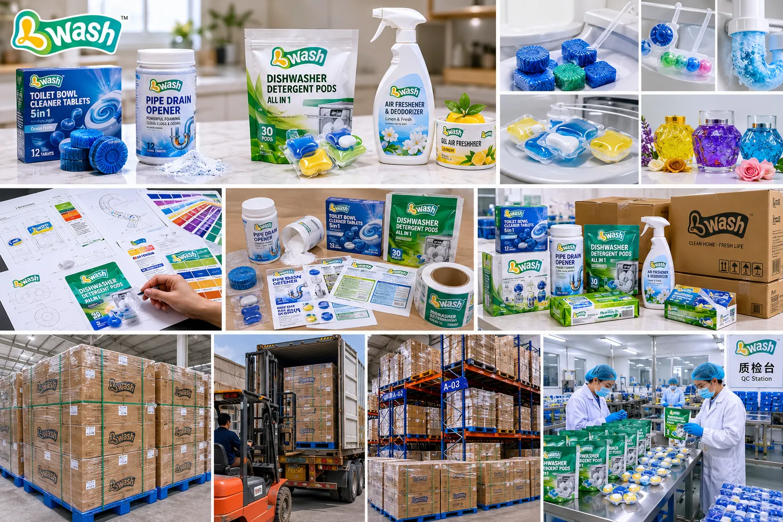 private label cleaning products sampling checklist