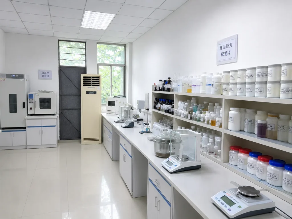 Dongguan Lwash R&D formula area