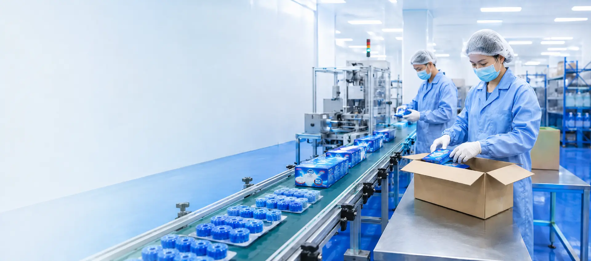 Lwash cleaning products factory production workshop Dongguan China