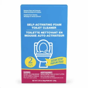 Toilet foaming powder