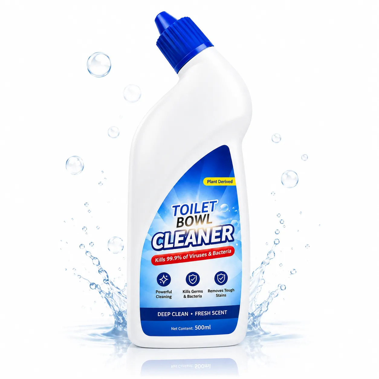 Liquid toilet bowl cleaner OEM and production specification table