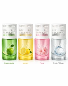 Gel air freshener room deodorizer sample with 500g label