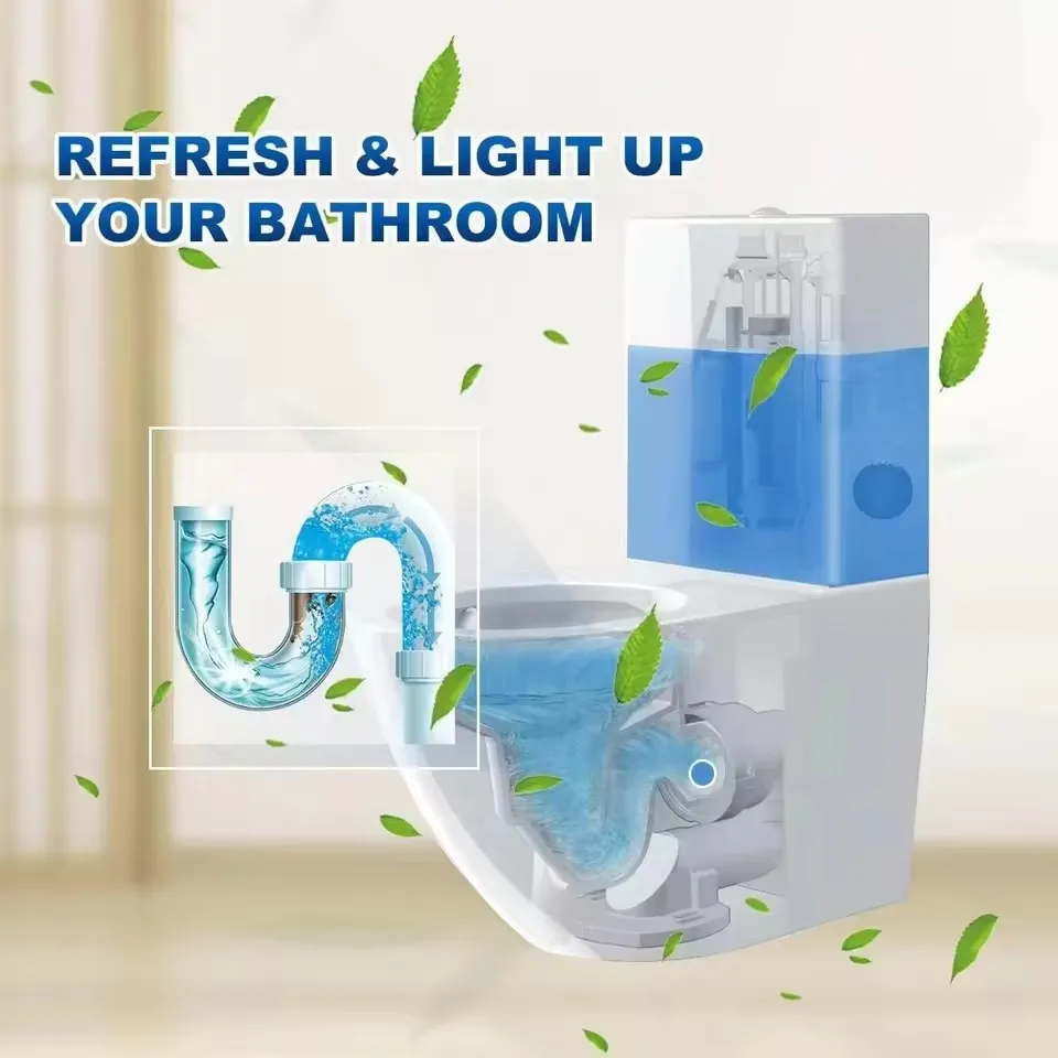 private label toilet cleaner block packaging for wholesale buyers