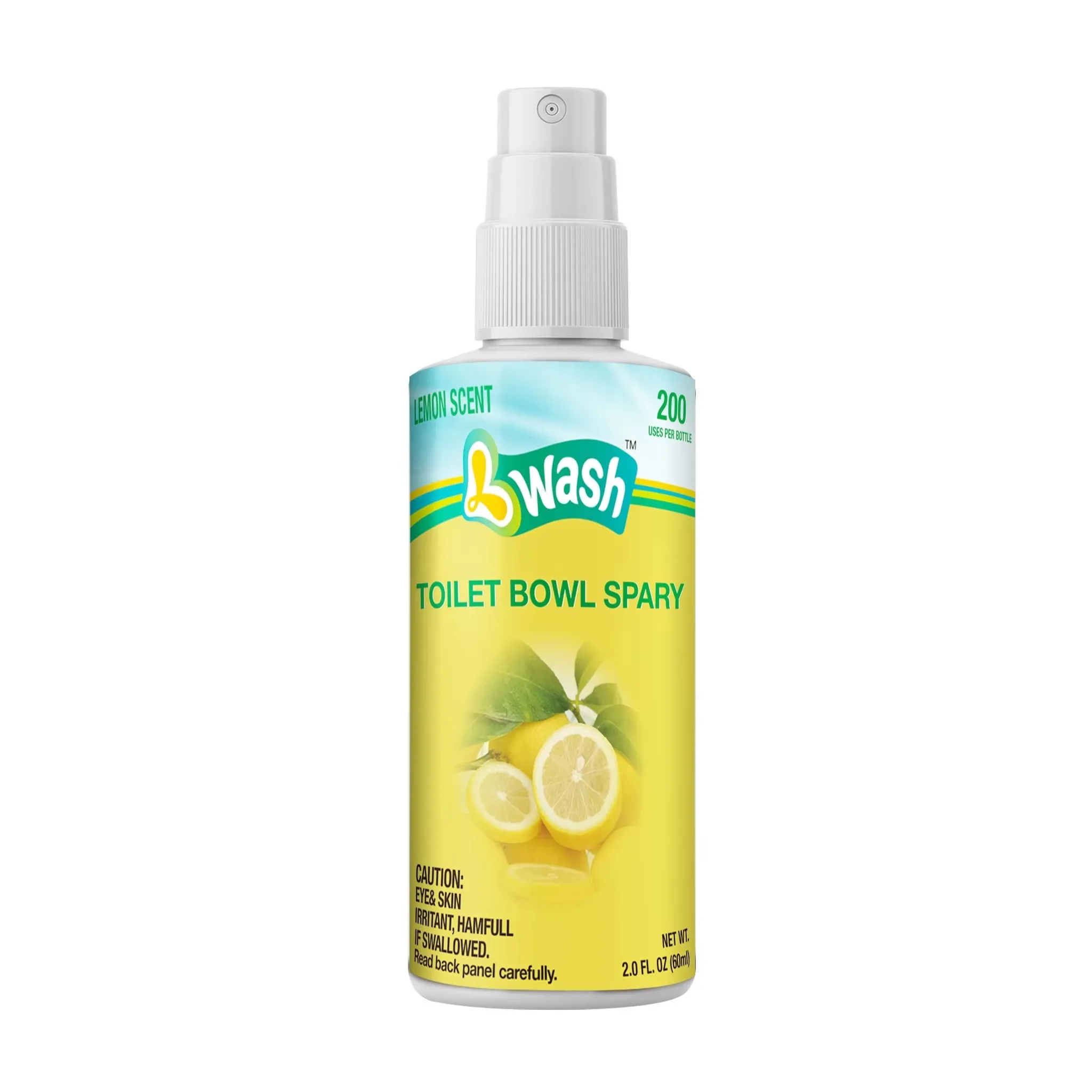 Alt Text: Before you go toilet spray 60ml bottle with lemon scent